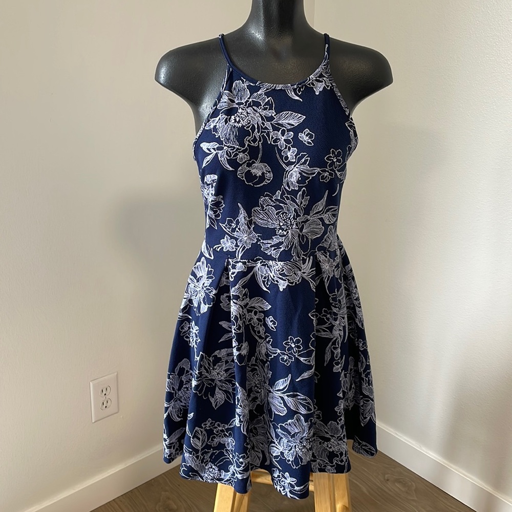 Blue floral dress (3 for $25)